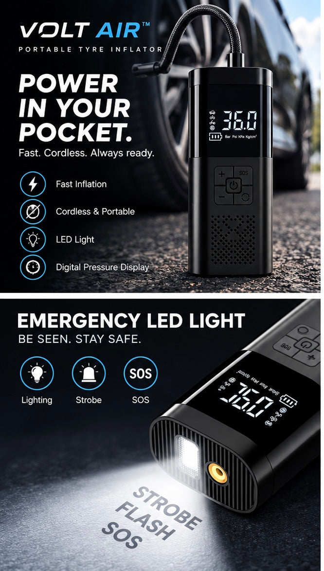 Volt Air™ Portable Tyre Inflator